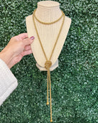 Chansuttpearls Alex Necklace in Gold.