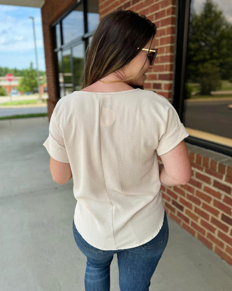 Rylee Blouse in Oatmeal