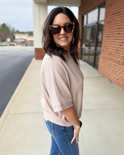 Tia REG/CURVY Top in Cocoa FINAL SALE