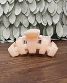 TELETIES Classic Hair Clip in Almond Beige