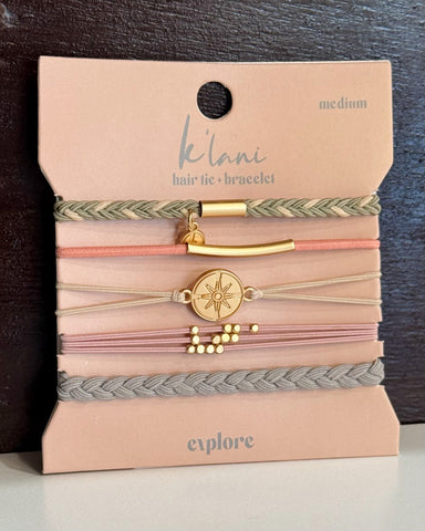 Explore Hair Tie Bracelet