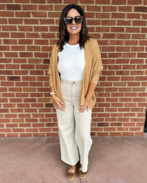 Maple Dolman Sleeve Cardigan in Dijon FINAL SALE