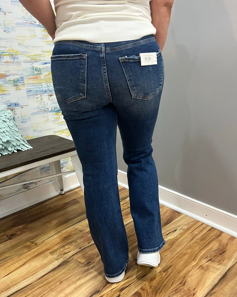 Risen REG/CURVY Mid Rise Relaxed Bootcut Jeans FINAL SALE