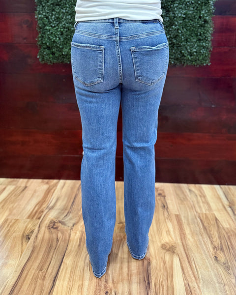 Risen REG/CURVY Tummy Control Straight Jeans