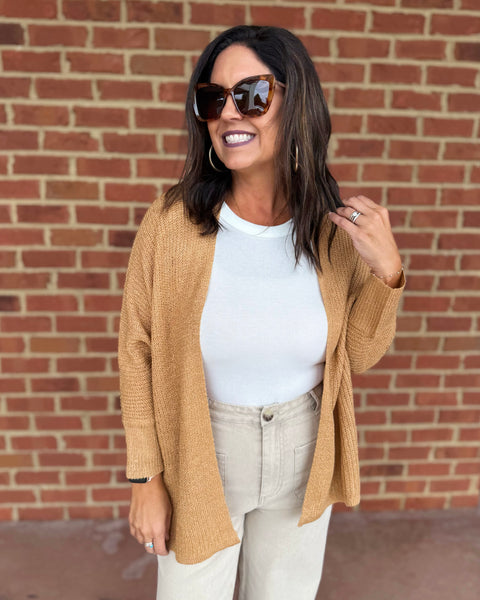 Maple Dolman Sleeve Cardigan in Dijon FINAL SALE