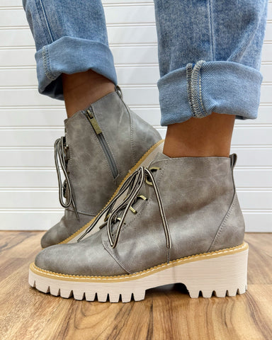 Corkys Trail Ride Boots in Light Grey