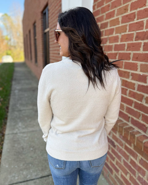 Dillon Soft Sweater in Cream