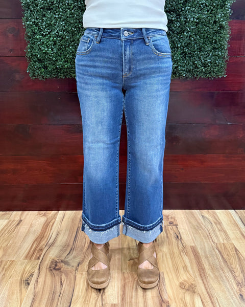 Risen REG/CURVY Ankle Straight Jeans