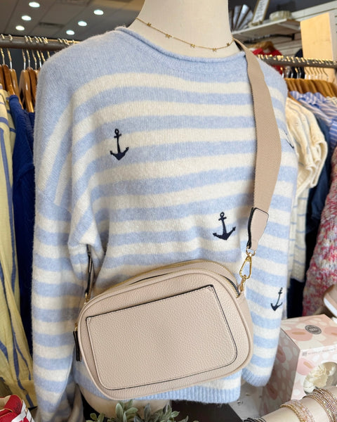 Sky Dual Crossbody Bag in Parchment