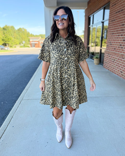 Natalia Dress in Taupe