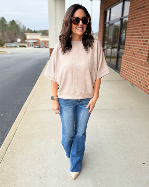 Tia REG/CURVY Top in Cocoa FINAL SALE