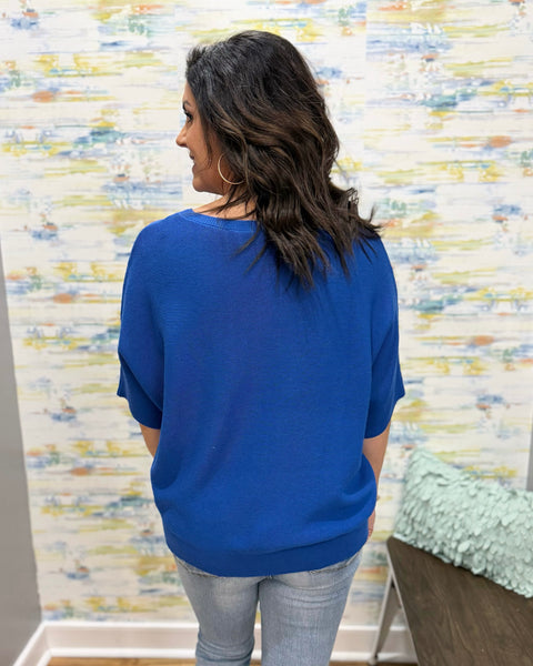Heidi Dolman Sweater in Coastal