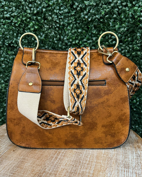 Bailey Crossbody Bag in Brown