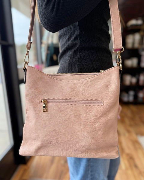 Emma Crossbody Bag in Light Pink