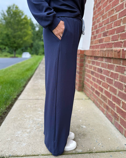 Samantha Lounge Pants in Navy FINAL SALE