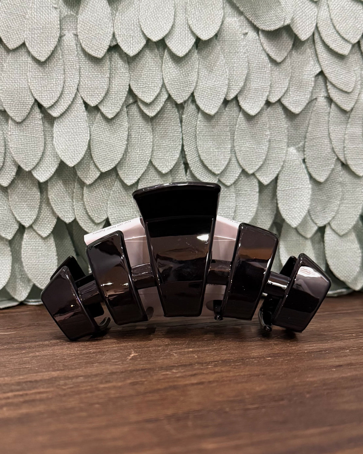 TELETIES Classic Hair Clip in Jet Black