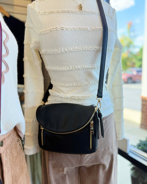 Aubree Crossbody in Black