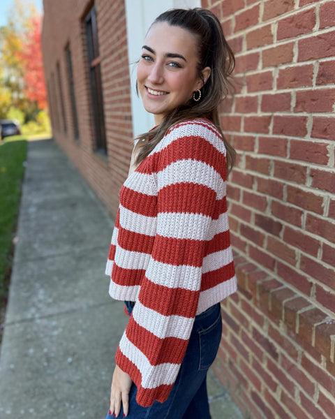 Amelia Bell Sleeve Sweater Top