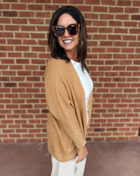 Maple Dolman Sleeve Cardigan in Dijon FINAL SALE