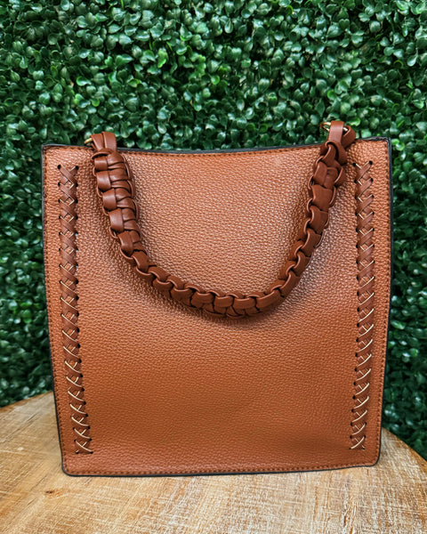 Esme Tote Bag in Brown