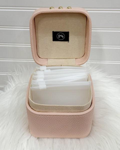 Travel Box Organizer in Pink