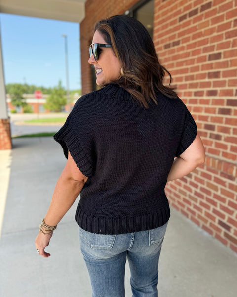 Layla Black Banded Sweater