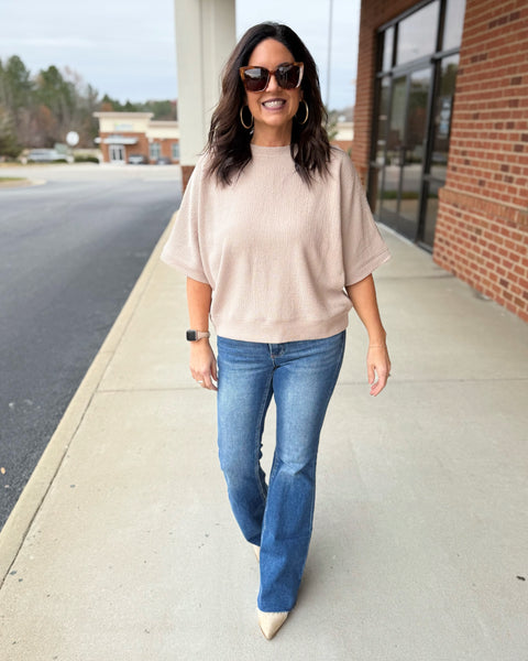 Tia REG/CURVY Top in Cocoa FINAL SALE