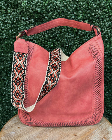 Aris Hobo Bag in Terracotta