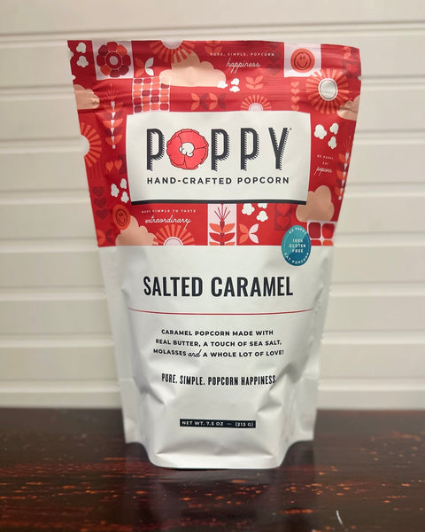 Poppy Salted Caramel Popcorn