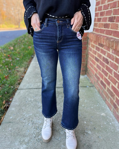 Risen REG/CURVY Crop Bootcut Jeans