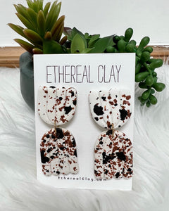 Neutral Clay Earrings