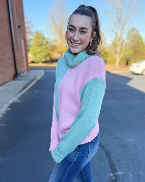 Waverly Sweater in Mint FINAL SALE