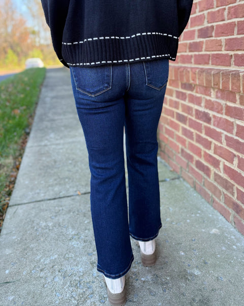 Risen REG/CURVY Crop Bootcut Jeans