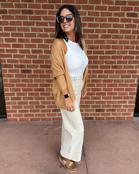 Helena Wide Leg Pants in Stone FINAL SALE