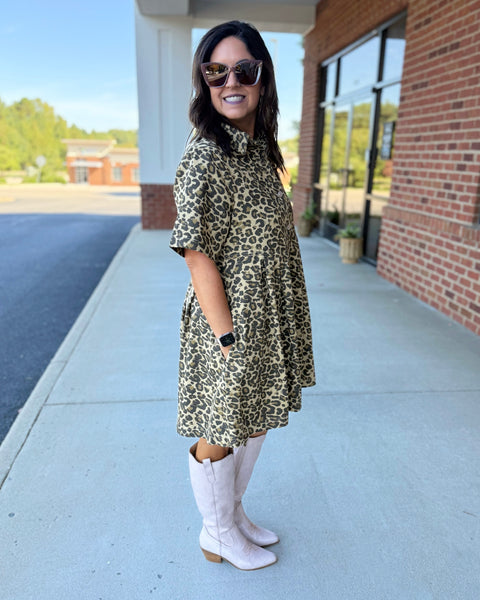 Natalia Dress in Taupe