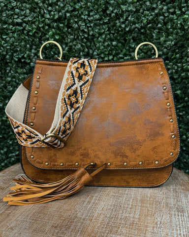 Bailey Crossbody Bag in Brown