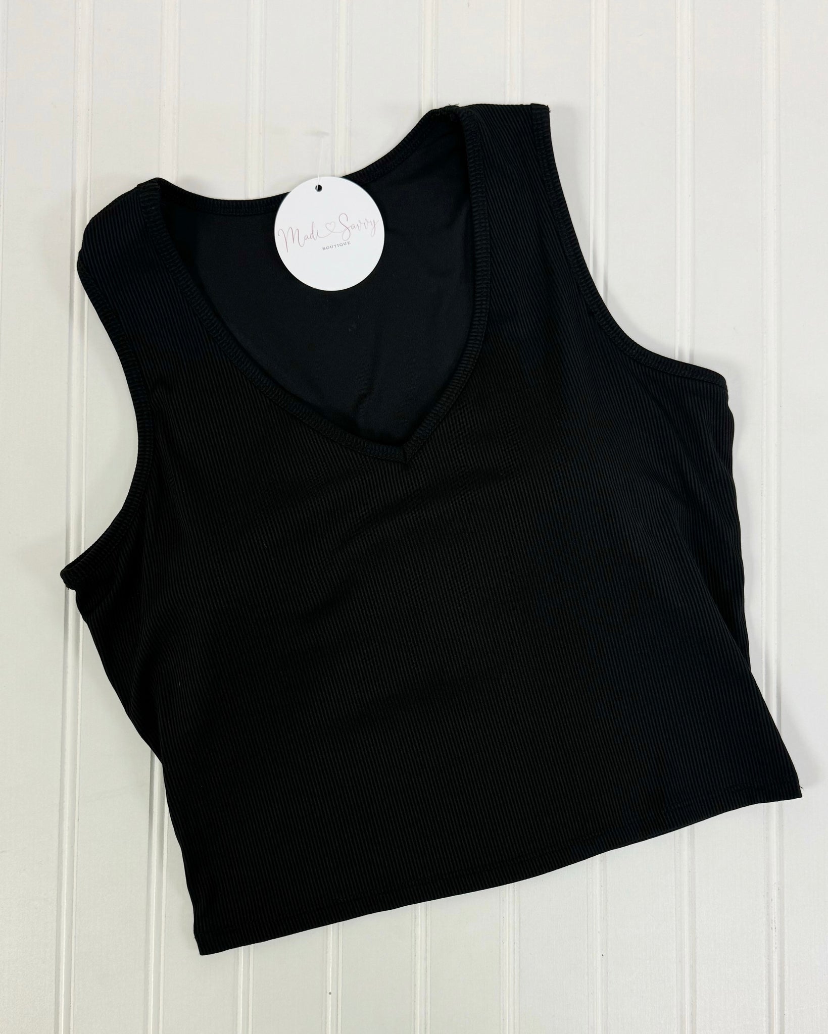 Tessa V-Neck Brami in Black