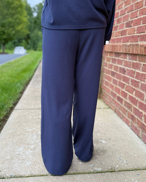Samantha Lounge Pants in Navy FINAL SALE