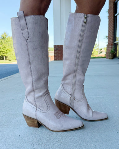 Corkys Hats Off Boots in Putty Crackle