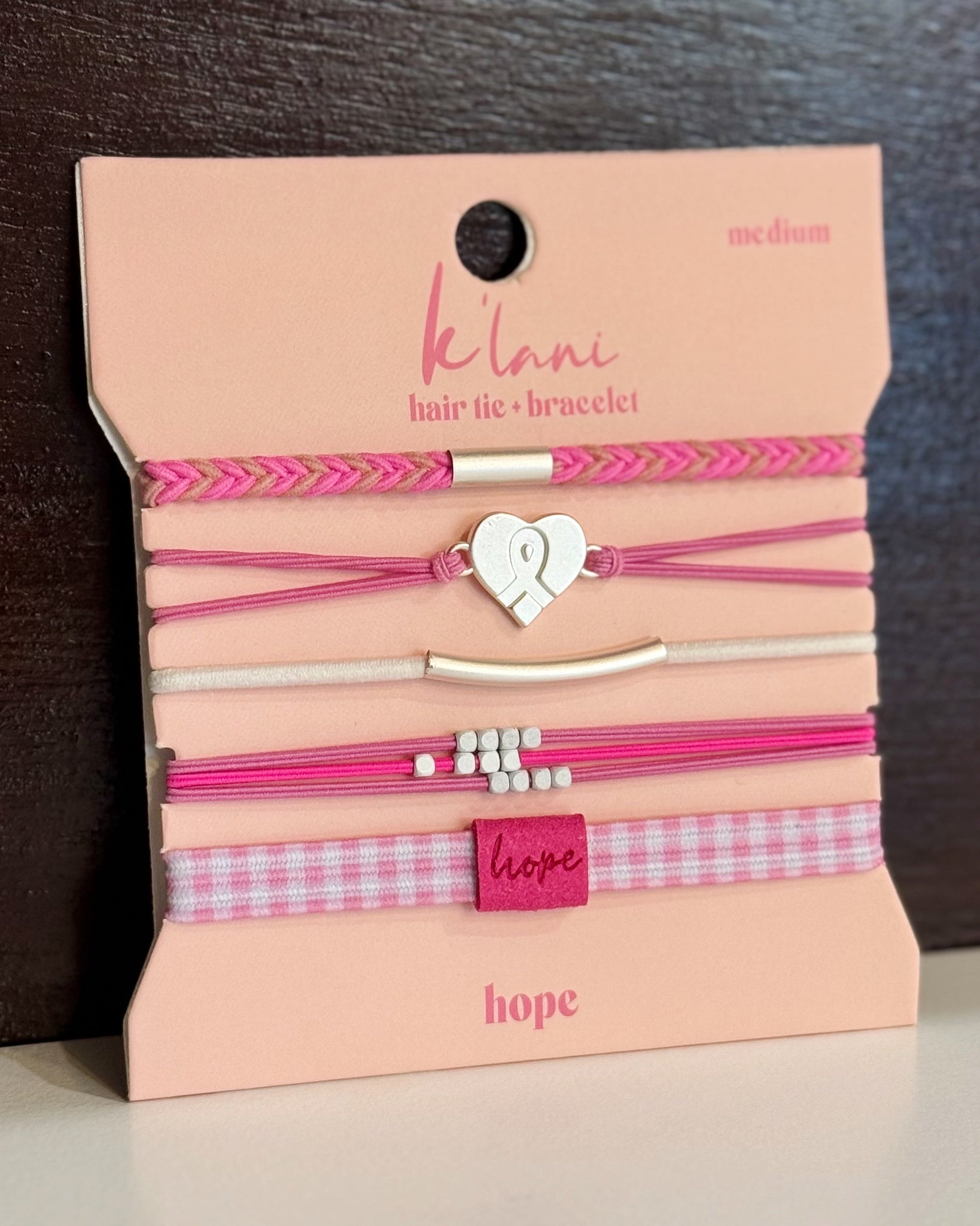 Hope Hair Tie Bracelets