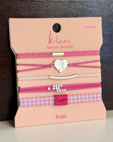 Hope Hair Tie Bracelets