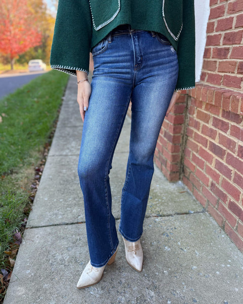 Risen High Rise Bootcut Jeans