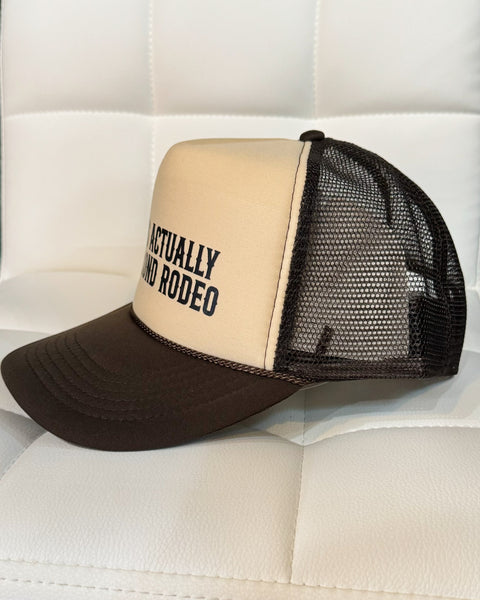 Second Rodeo Trucker Hat in Brown/Tan