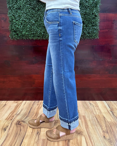 Risen REG/CURVY Ankle Straight Jeans