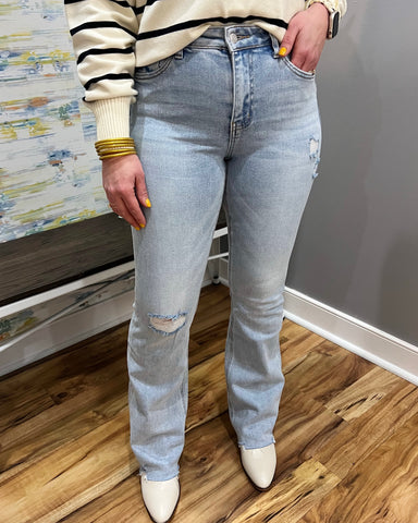 Lovervet High Rise Relaxed Bootcut Jeans