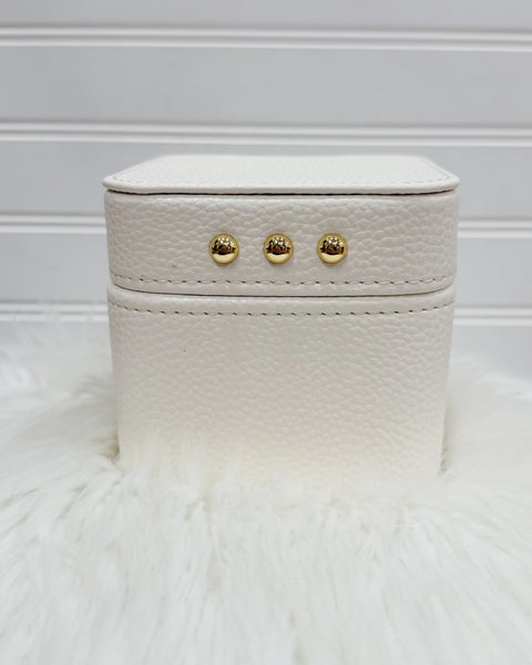 Travel Box Organizer in Cream