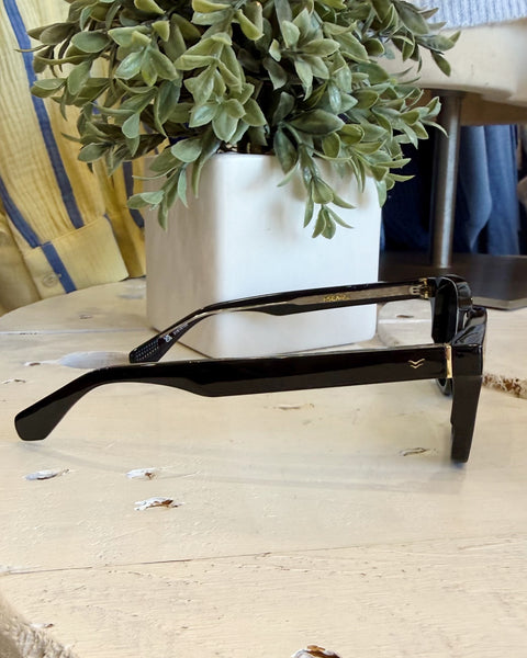 I-SEA Palmer Sunglasses in Black/Smoke