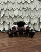 TELETIES Classic Hair Clip in Jet Black