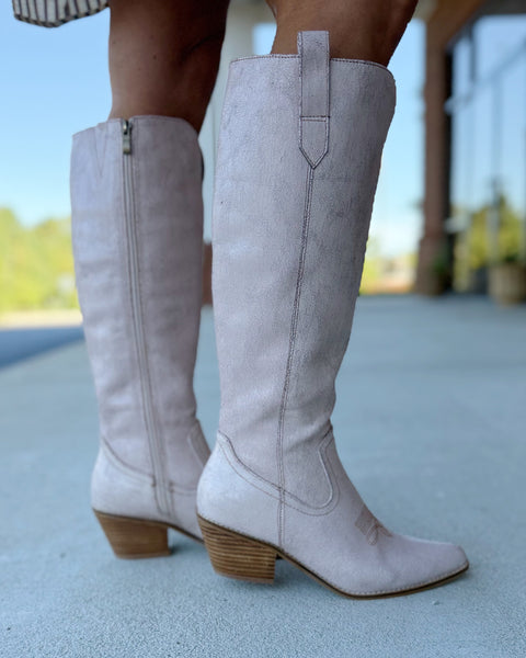 Corkys Hats Off Boots in Putty Crackle