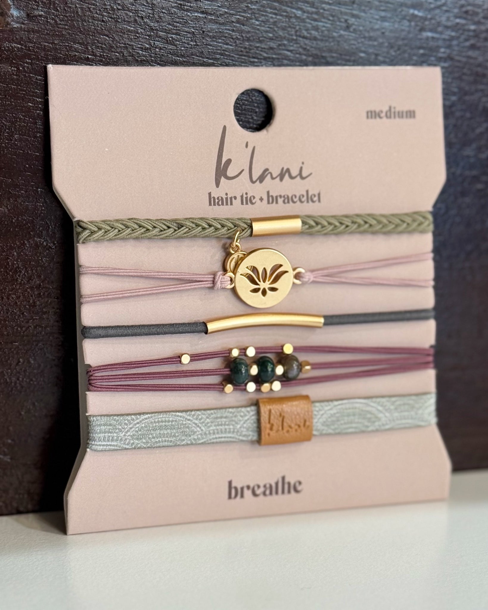 Breathe Hair Tie Bracelet